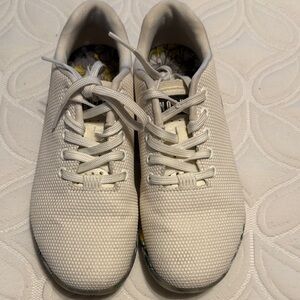 NOBULL White Sneakers with Floral Accents